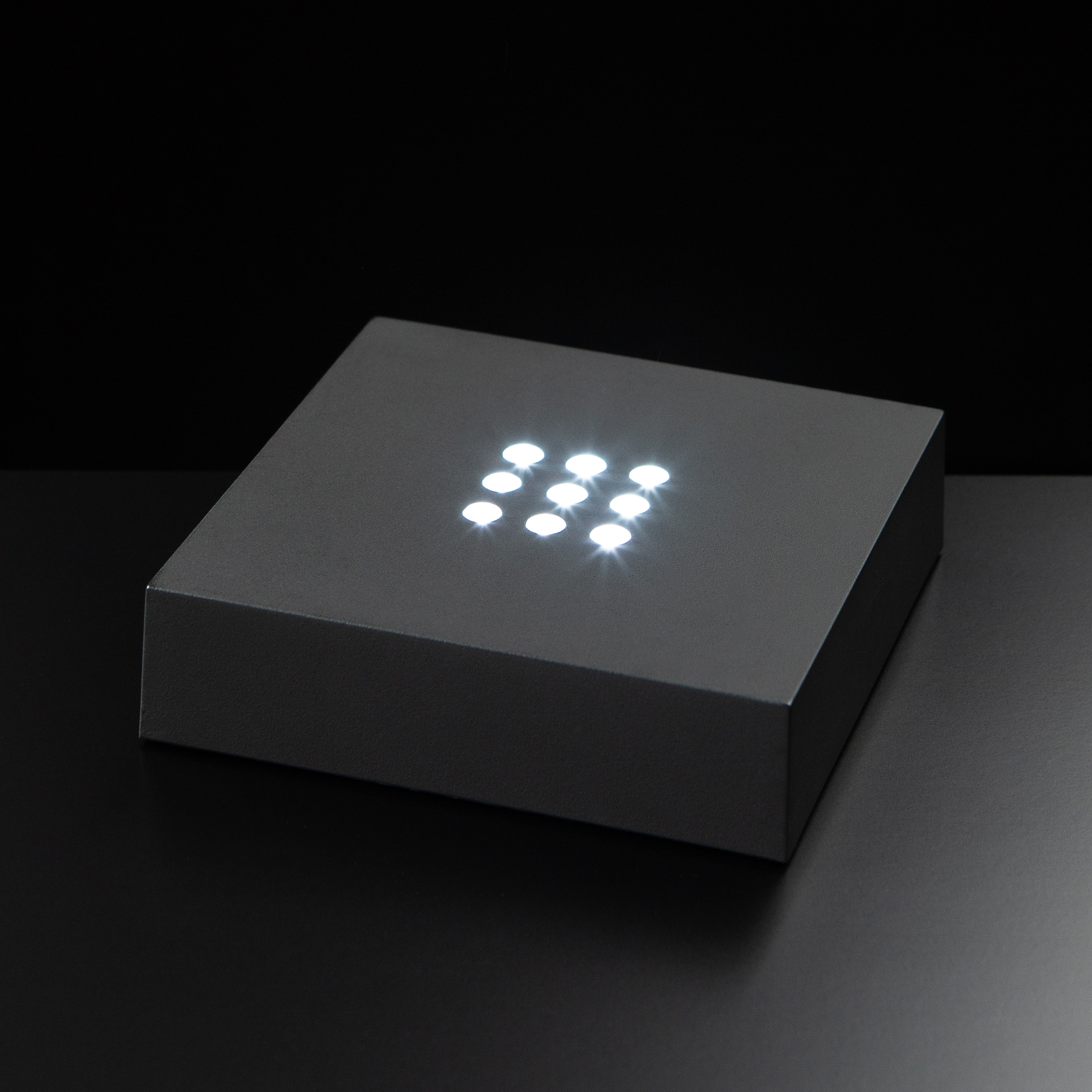 Luminary Base 76x 76 x 20 with white light