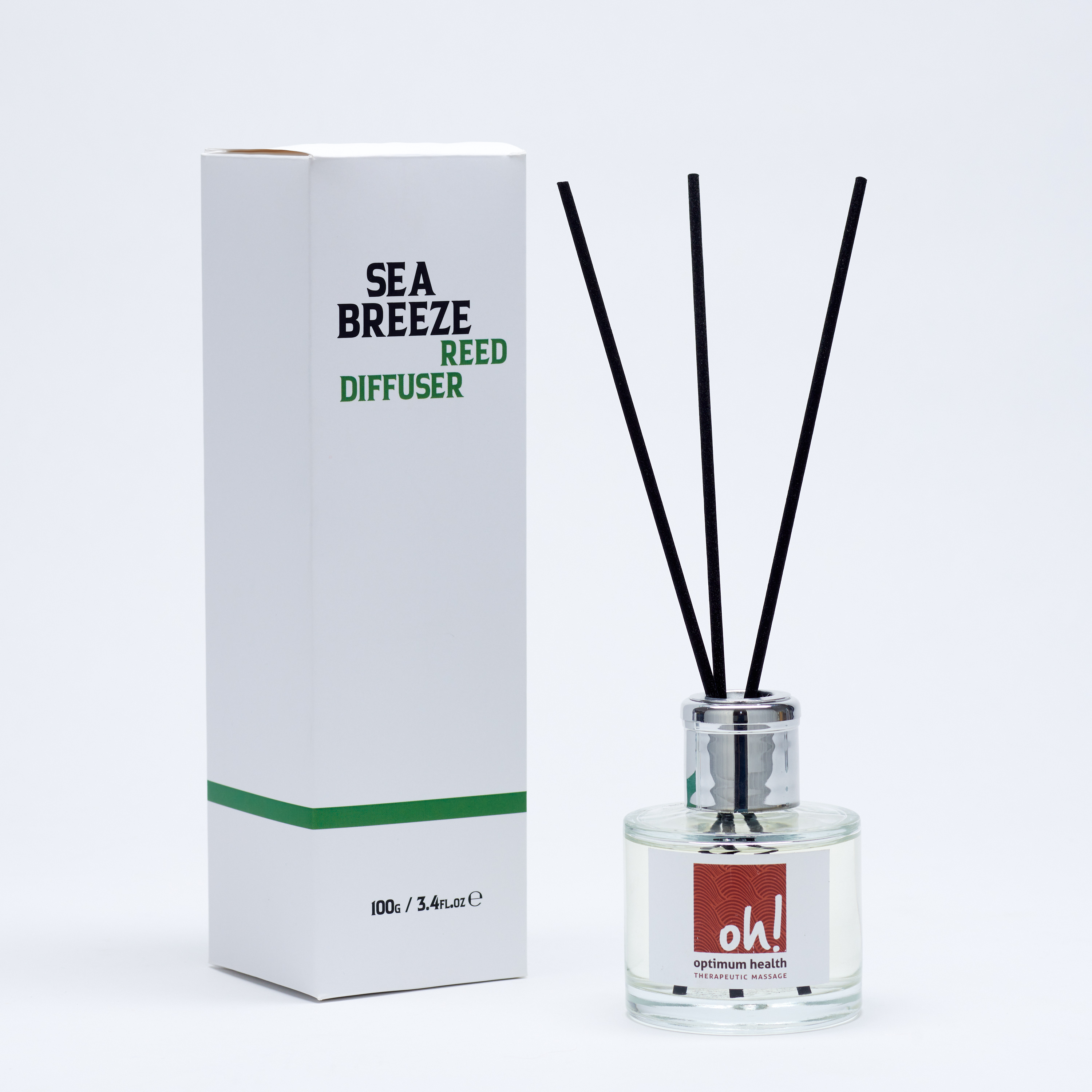 100ml Festive Spice Scented Reed Diffuser in a Printed Gift Box, a branded candles printed with your logo