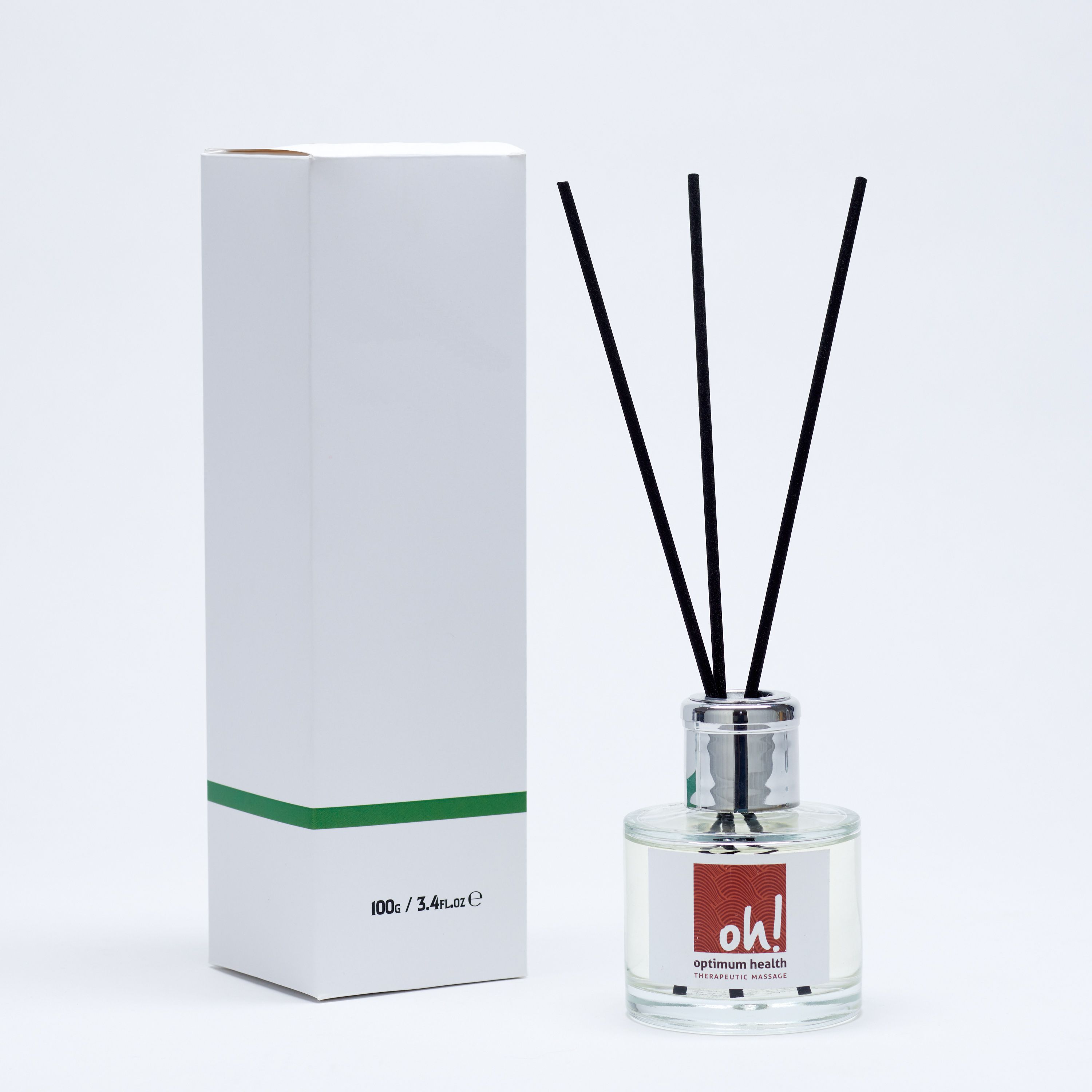 100ml Citrus Grove Reed Diffuser in a Printed Gift Box, a branded candles printed with your logo