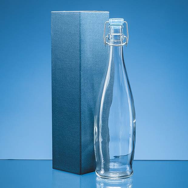 Blue Water Bottle Tuck Gift Box