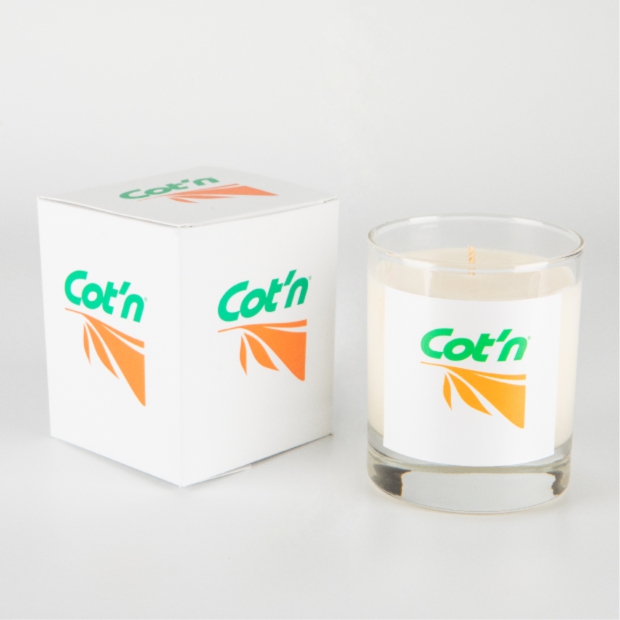 240g Clear Glass Scented Candle, a branded candles printed with your logo